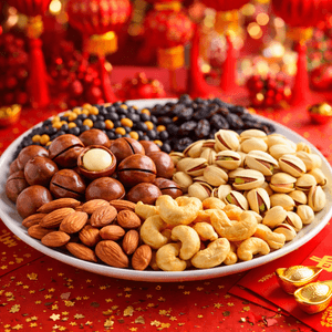 良品铺子 悦铭坚果礼 奶香夏威夷果巴旦木开心果腰果黑豆黄金豆葡萄干 7罐入 1380g 【春节年货必买】