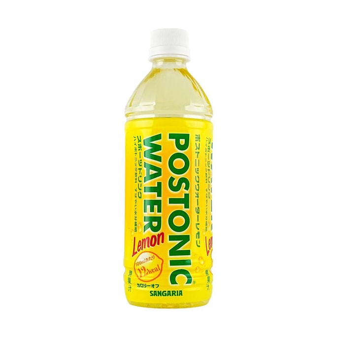 Postnick Water Lemon Flavor,Sports Drink, 16.9 fl oz【Low Calories】