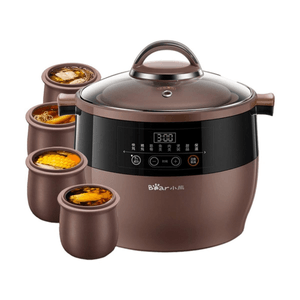 小熊 紫砂电炖盅套组 4.5L DDZ-B45Z2