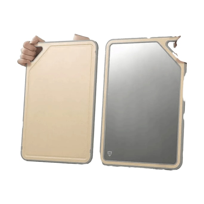 Stainless steel & wheat chopping board