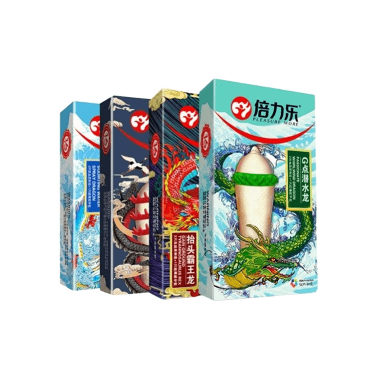 Safety condoms (G-spot diving dragon - tidal spray dragon - head