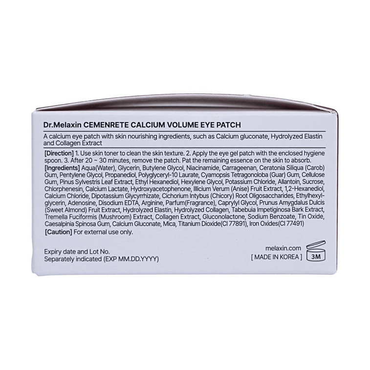 Patchs pour les yeux Dr.Melaxin Cemenrete Calcium Volume 60 pièces 3