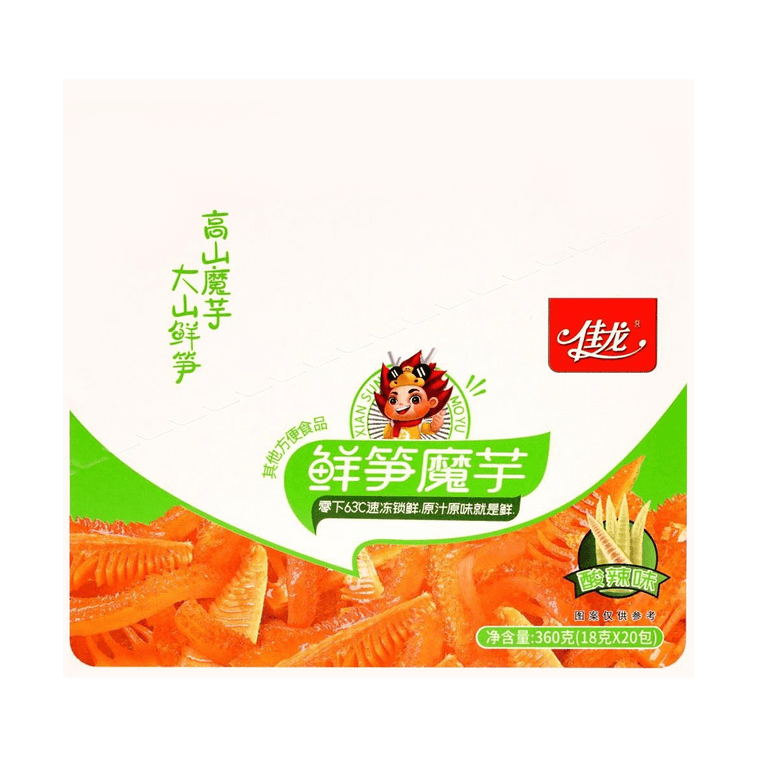 佳龍 鮮筍魔芋爽 酸辣味 20包入 360g 3