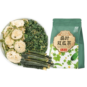 Mulberry leaf double melon tea 20 bags/bag bitter melon winter melon frost mulberry leaf independent tea bag soaked in w