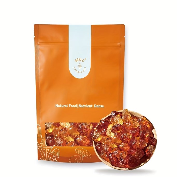  Seelo 美國現貨 純天然無雜質大顆粒桃膠通便養顏 100g/袋