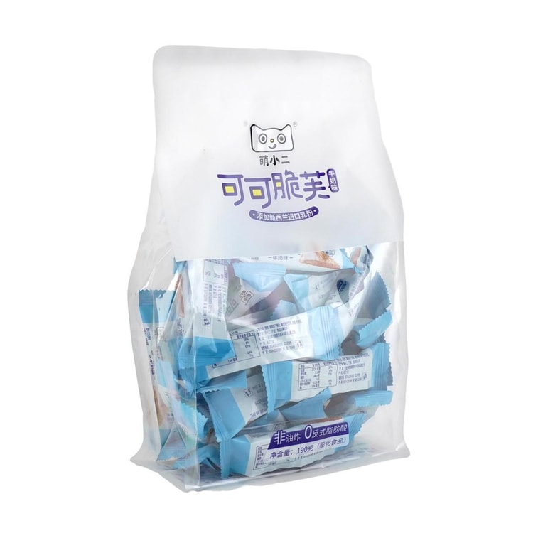 ココアクリスピーパフ ミルク味 6.7オンス【揚げていない、トランス脂肪酸ゼロ】 6