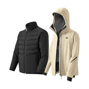 男性用軽量スキースーツ SK19323- グラベルブラウン-180/100A(XL)