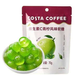 Vitamin C Peeling Gummies, Soothing Throat Candy, Refreshing Snack, 70g * 1 Bag