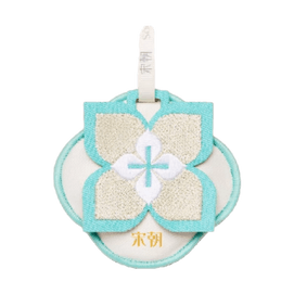 Four Seasons Embroidery Fragrant Sachet Car Aromatherapy Wardrobe Hanging Sachet Zhibai Gardenia Blossom 0.35 oz