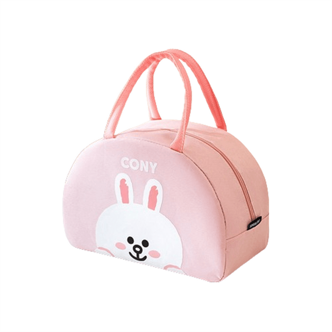 【中國直郵】LINE FRIENDS 便當手提包防水學生便當包帶飯上班午餐包 CONY款