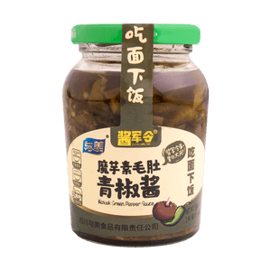 Konjak Green Pepper Sauce 230g