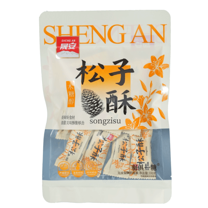 Changbai Mountain old-fashioned pine nut crisp 100g/pack