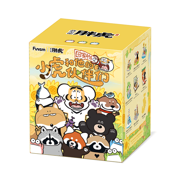 【中国直邮】 玩乐主义 我不是胖虎小虎和他的伙伴盲盒单盒玩具 131mm