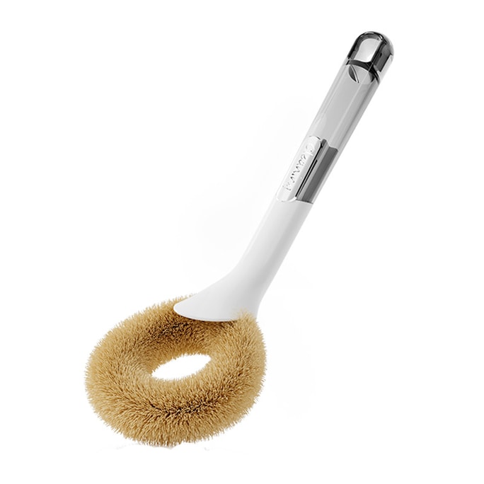 Coconut Palm Pot Brush Colorblocking Pot Brush 1 PC