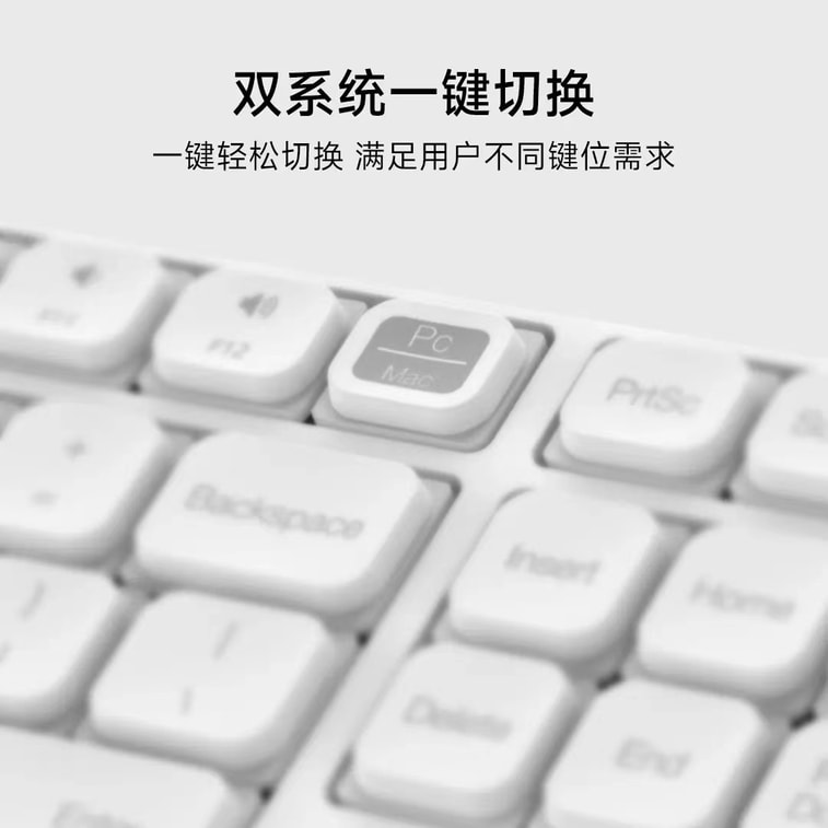 【中国直送】Xiaomi Youpin Miwu ワイヤレスキーボード&マウスセット(キーボード+マウス) 104キー フルサイズ ホワイト 4
