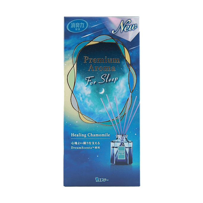 日本ST SHOSHU-RIKI消臭力 Premium Aroma 睡眠专用室内香薰 疗愈洋甘菊 50ml 【DreamScentz技术】【日本香料研究所监制】