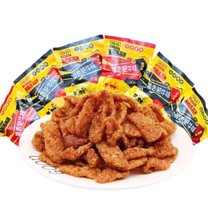 Spicy Beef Strips Soy Vegetarian Meat ChildHood Classic 28g*6 Bags.