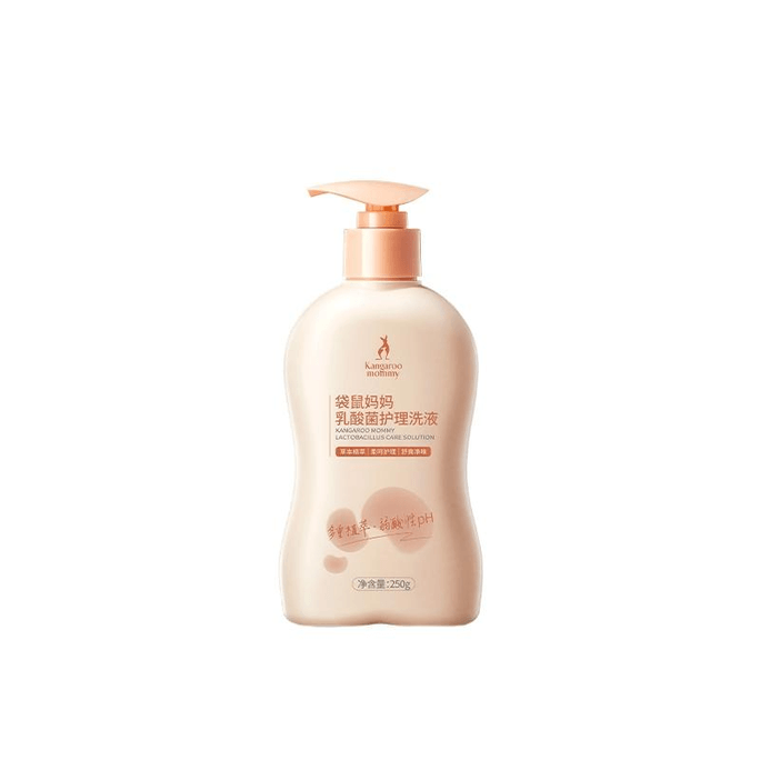 【中国直邮】 袋鼠妈妈 乳酸菌私处护理液250g*1瓶