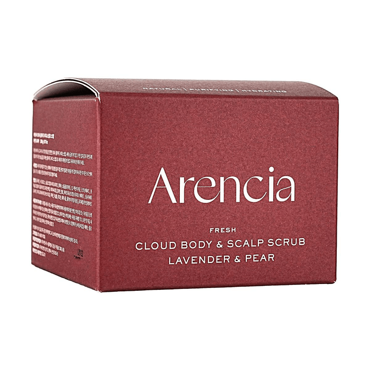 Fresh Cloud Scrub For Body & Scalp French Sea Salt Physical Exfoliation Lavender & Pear Scent Cloud Scrub, 9.17 oz 5