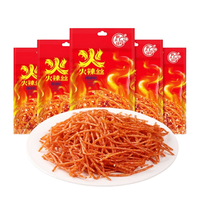 Hot Silk Fried Spicy Magic Silk Devil Spicy Bar Extra Spicy Spicy Childhood Snacks Hunan Special Local Xiang Flavor 61G