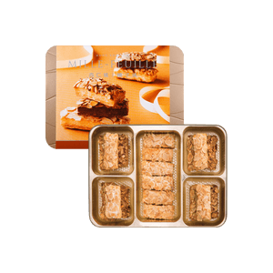 香港美心 杏仁条榛子条礼盒 3口味 18枚入 178g 【原味+榛子条+巧克力】【茶歇点心】【春节年货必买】