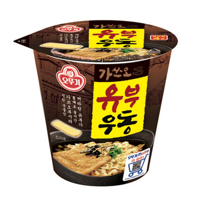 Ottogi Katsuo Fried Tofu Udon Cup Noodle Soup 62g