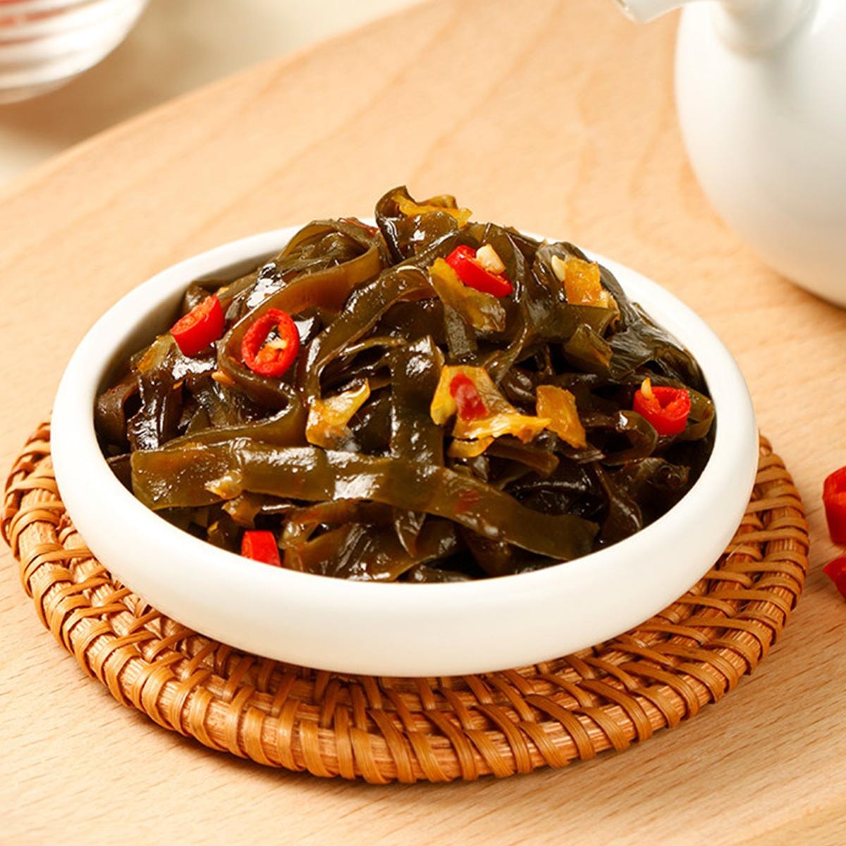 Wild Pepper Shredded Kelp ,2.46 oz 【Ready To Eat】【For Rice, Porridge and Noodles】 2