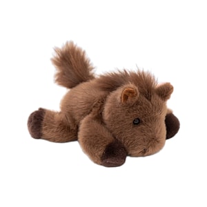 New Style Fragrant Three-Pose Palm-Sized Realistic Horse Plush Toy Doll Caesar Horse18cm 1Piece