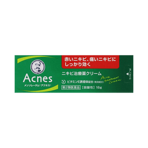 【日本直邮】 MENTHOLATUM曼秀雷敦 acnes 维生素E红肿痘痘祛痘膏18g