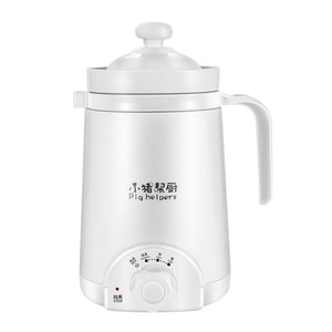 [중국에서 직접 메일] 작은 돼지 도우미 주방 건강 컵 전기 스튜 컵 세라믹 스튜 컵 500ml 죽 컵 미니 온수 컵 휴대용 전기 스튜 컵 110V