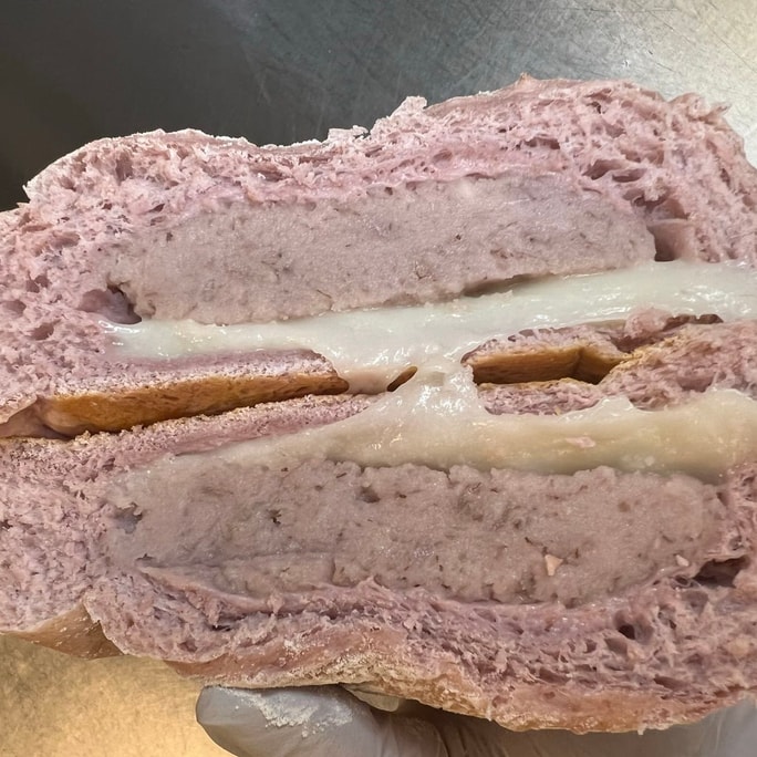 [미국산 갓 만든] MOOTEA 타로 페이스트 모찌 유럽빵