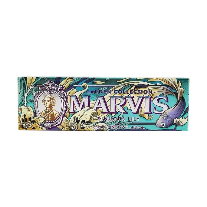 Garden Series Midsummer Lily Toothpaste - Freshens Breath - 75ml - Lily of the Valley fragrance