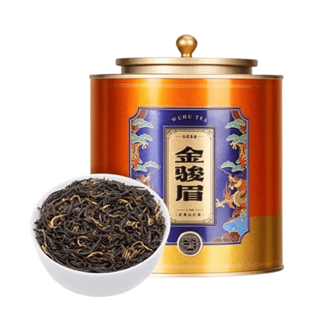 【中國直郵】 五虎 金駿眉紅茶250g/罐 茶葉特級正宗正山小種正品高級新茶金俊眉