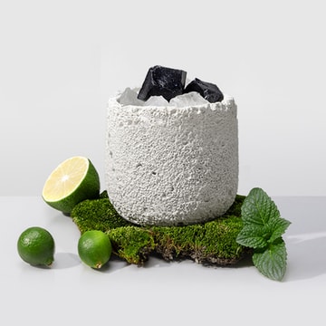 Cold Mountain Series Aroma Stone Set Decoration High-End Fragrance Gift Spring Rain Clear Tea Container1 Crystal Stone1 