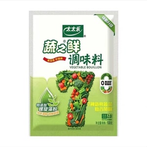 太太樂 蔬果調味料七種新鮮蔬菜複合風味烹飪提鮮味精佐料100g*1包