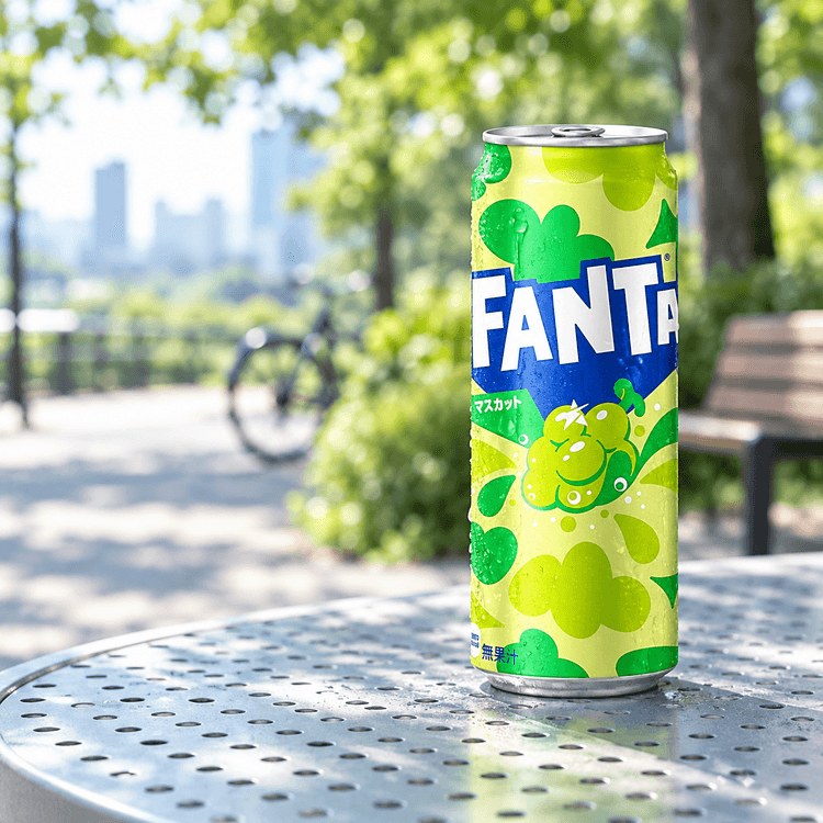 Fanta Muscat ソフトドリンク FANTA JAPAN Muscat Flavored Soda 16.9 fl oz Refreshing Carbonated