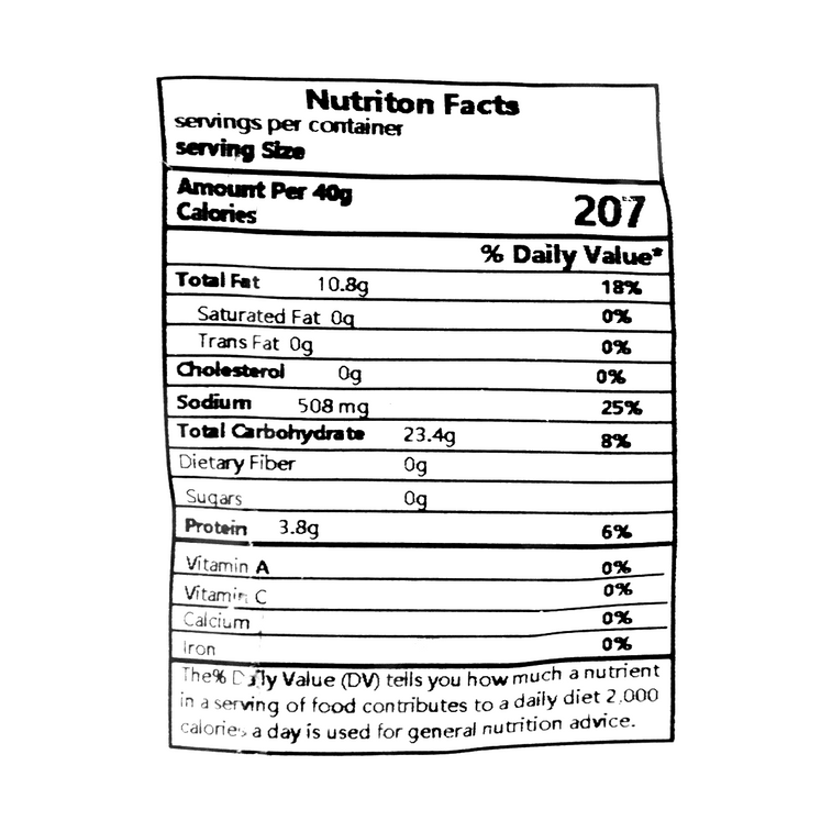 바비큐 크리스피 누들 - 바삭한 스낵, 31.5g 9