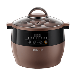 Bear Purple Clay Stew Pot Set 4.5L Big Pot 4 0.5L Small Pot
