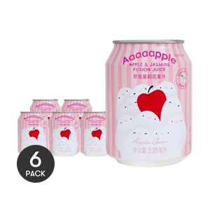 애플 재스민 주스, 246ml * 6팩【클린 라벨, 저칼로리, 백설탕 무첨가】