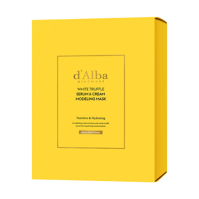 韩国D'ALBA黛尔珀 白松露精华乳霜塑形面膜 4套装 #滋养补水 3