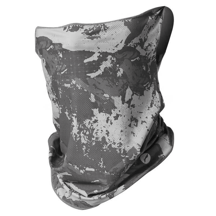 [중국 직배송] 리닝 남성용 귀걸이형 선크림 마스크, 아이스 실크 페이스 타월, 여름철 사이클링용 [진회색] 1개