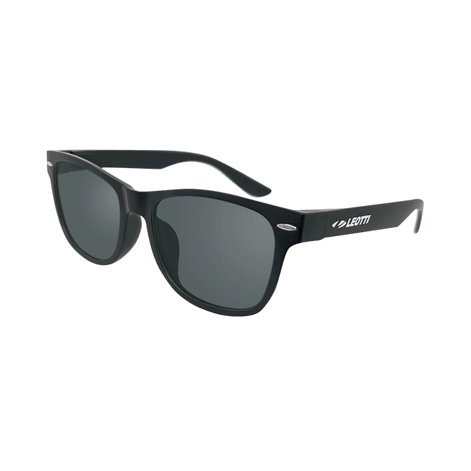 LEOTTI CAMALEO retro versatile photochromic glasses Matte black frame with gray lenses