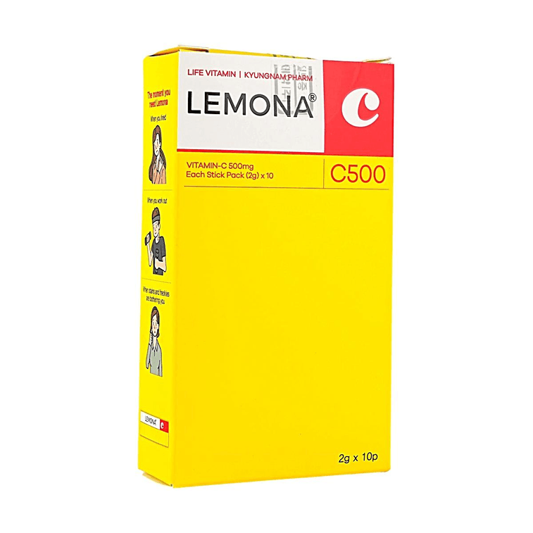 Vitamin C Powder 500mg, 10 Sticks, Lemon Flavor, Daily Immune Support 4