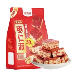  福滿棚 【核桃含量大於50%】 棗仁派紅棗夾核桃金裝版 健腦代餐補氣血 解饞小點心 真空獨立小包裝 252g