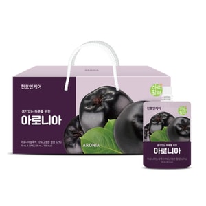 N Aronia Juice, 333 Polish Aronia Berries Per Box, No Preservatives, HACCP Certified (70mlx30pouches)