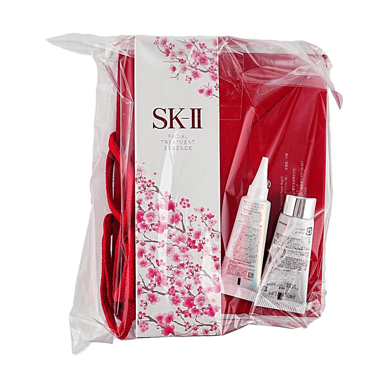 뉴라이프 페이셜 트리트먼트 에센스 사쿠라 기프트 세트, 페이셜 에센스+브라이트닝 에센스+클렌저【한정판】 4