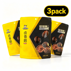 【美国直邮】 周黑鸭 美国现货  【武汉特产】卤豆香菇 甜辣味 135g 3袋