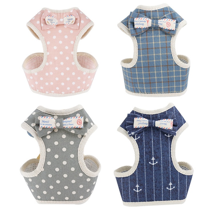 【中国直邮】尾大的喵 宠物牵引绳 灰色点点L码 宠物用品 3