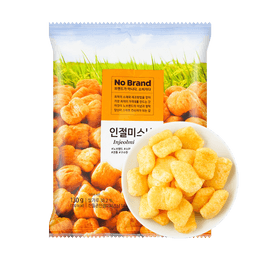 韩国No Brand  年糕脆 膨化米果零食 豆粉味 130g