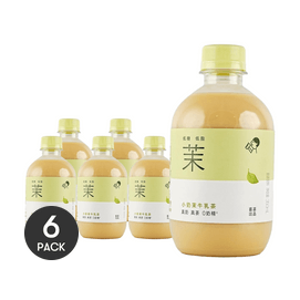 Little Jasmine Green Tea Milk Tea, 11.83 fl oz *6【6 Pack】【Low Sugar Low Fat 0 Non-Dairy Creamer】【Social Media Trendy】